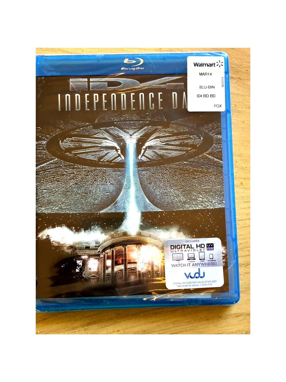 Independence Day (Blu-ray, 1996) Brand New Factory Sealed Original Will Smith